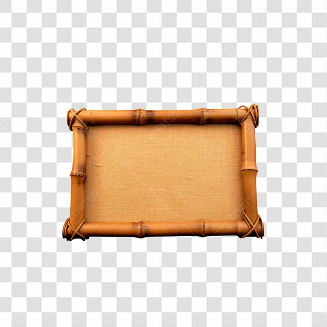 Moldura de Bambu PNG com fundo transparente