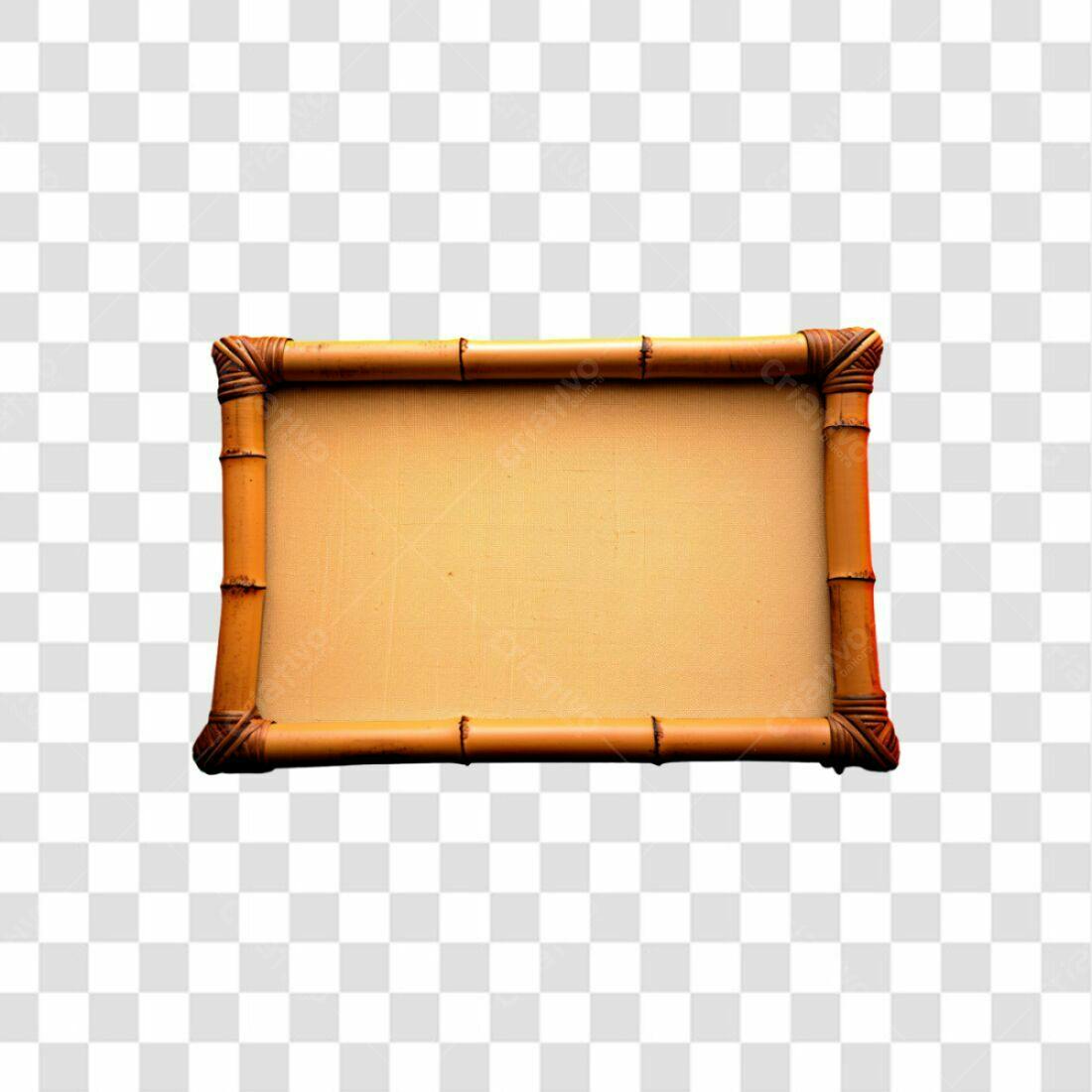 Moldura de Bambu PNG com fundo transparente