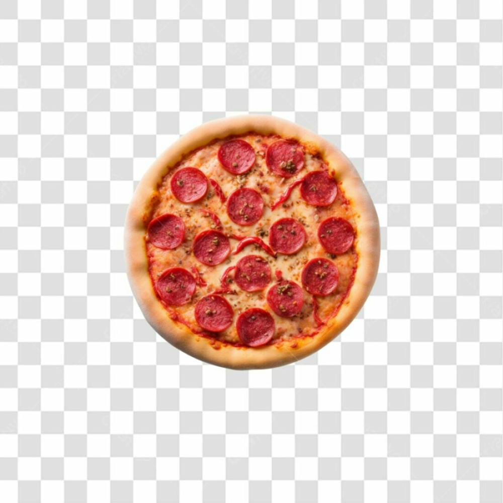 Pizza Pepperoni Perfeita Para Composição Imagem Grátis