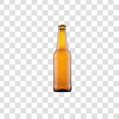 Garrafa de cerveja sem rótulo png