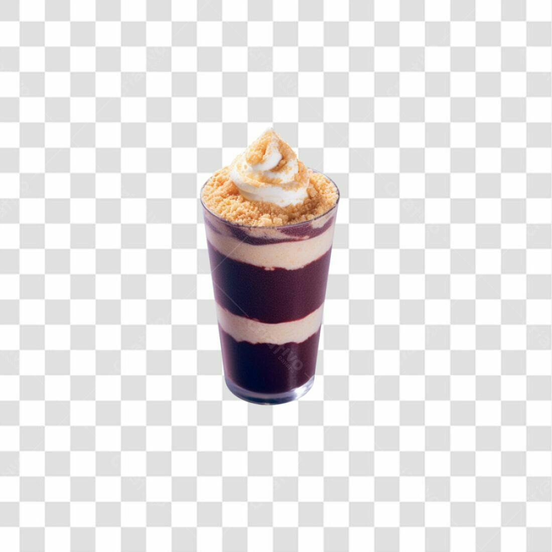Imagem PNG Sobremesa Cremosa com Fundo Transparente