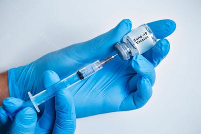 Vacina Covid 19 Mão Com Luvas 5
