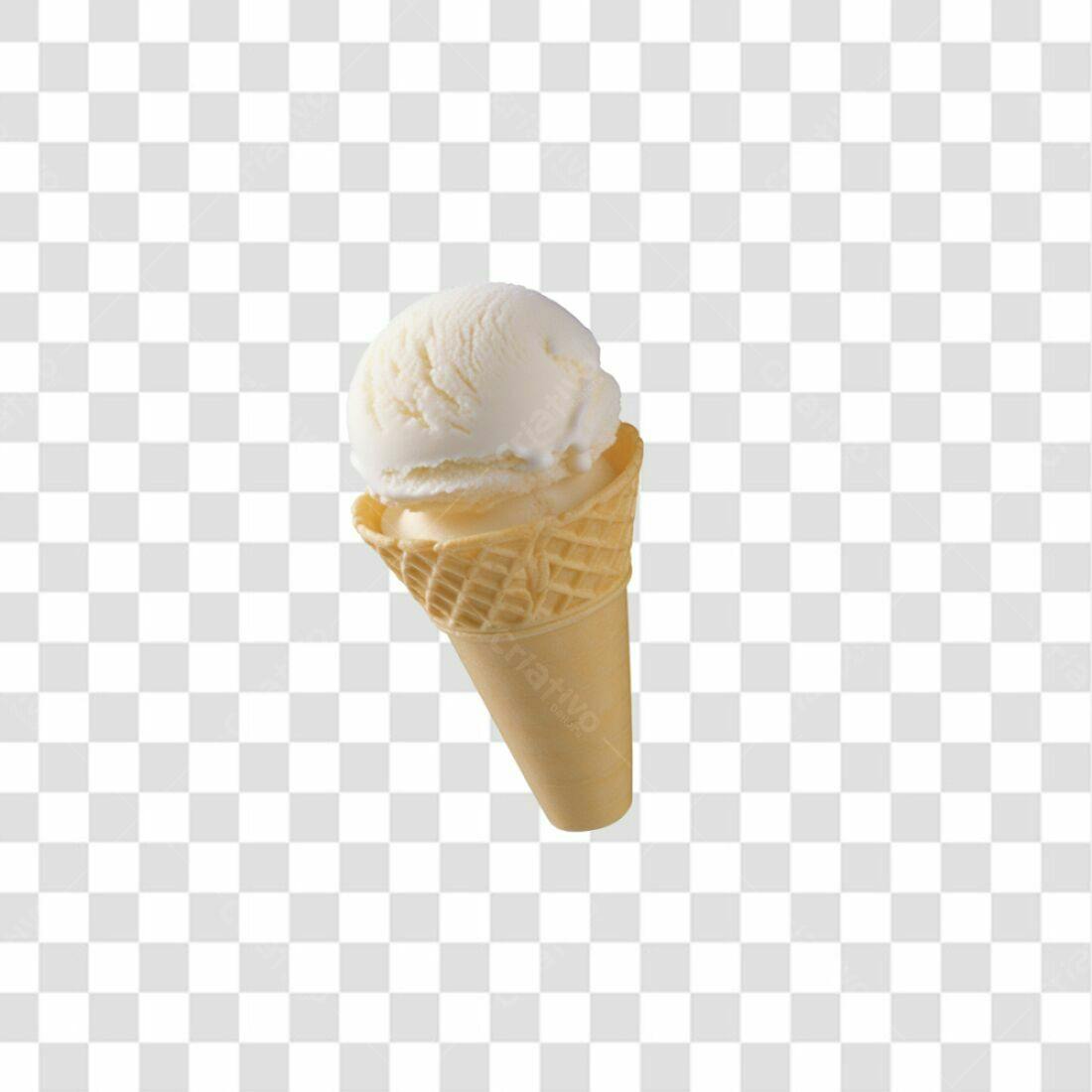 Icone Sorvete Cremoso PNG com fundo transparente