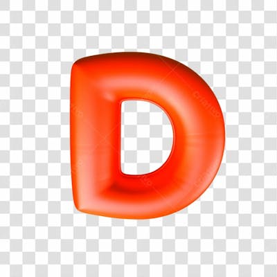 D Letra Do Alfabeto Bóia 3D
