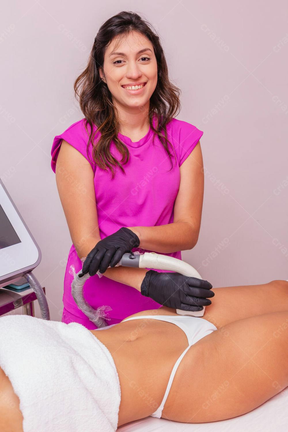 Depilação A Laser Estética Mulher Bonita 1