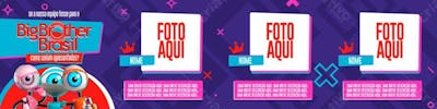 Carrossel Big Brother Brasil Social Media Psd Editavel