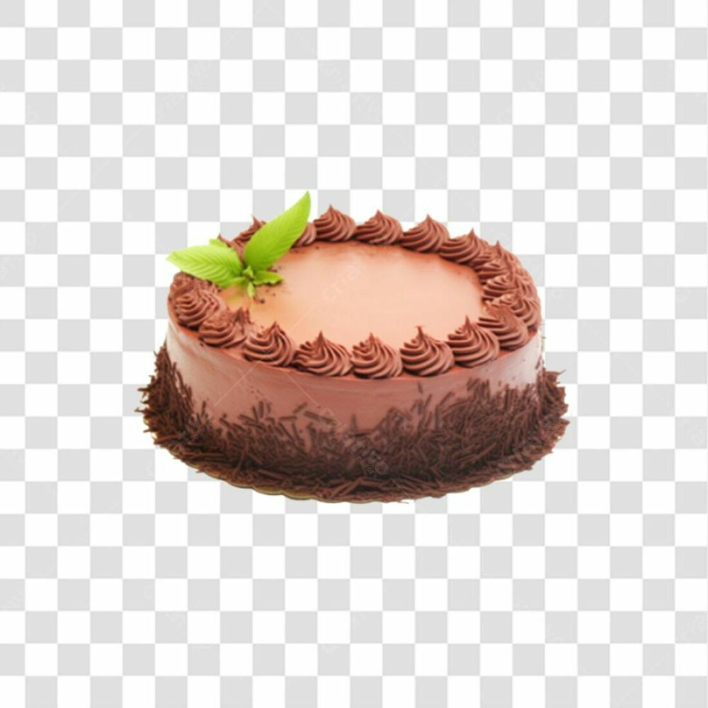 Bolo De Chocolate Delicioso Perfeito Para Composição Imagem Sem Fundo Em Png (41)