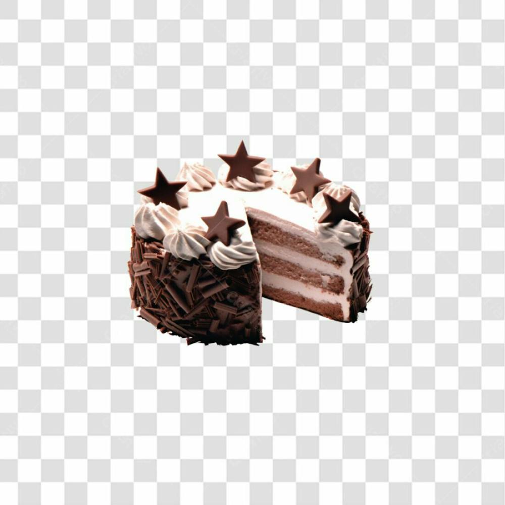 Bolo De Chocolate Delicioso Perfeito Para Composição Imagem Sem Fundo Em Png (45)