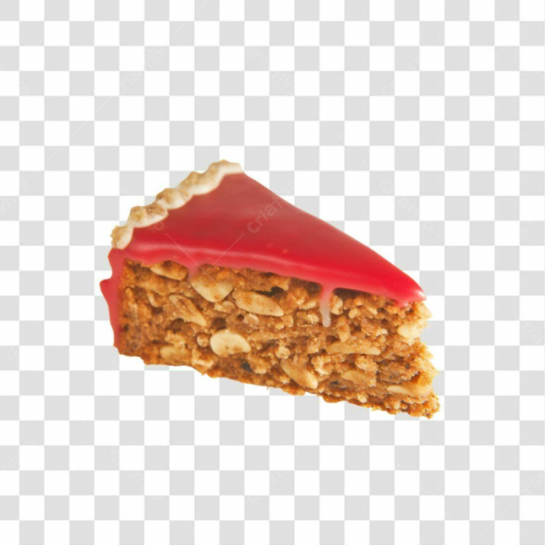Icone de Bolo de Amendoim Vermelho PNG com fundo transparente