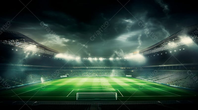 Imagem de fundo de um grande campo de futebol 55