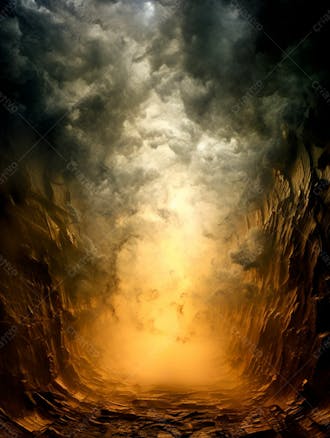 Imagem de fundo, explosão de fumaça escura e poeira 27