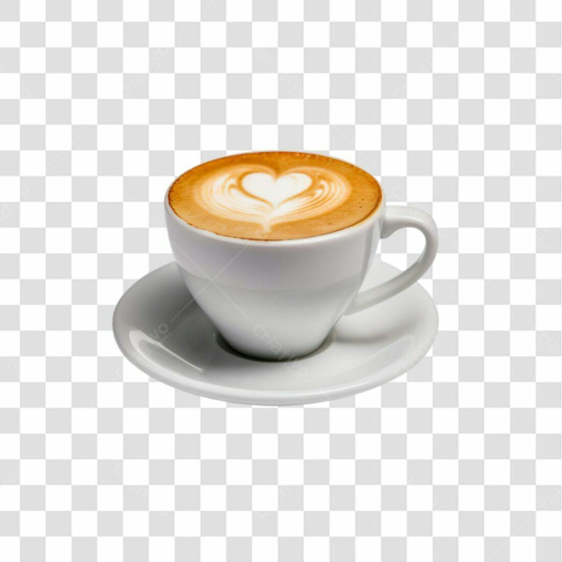 Icone Café Cappuccino PNG com fundo transparente