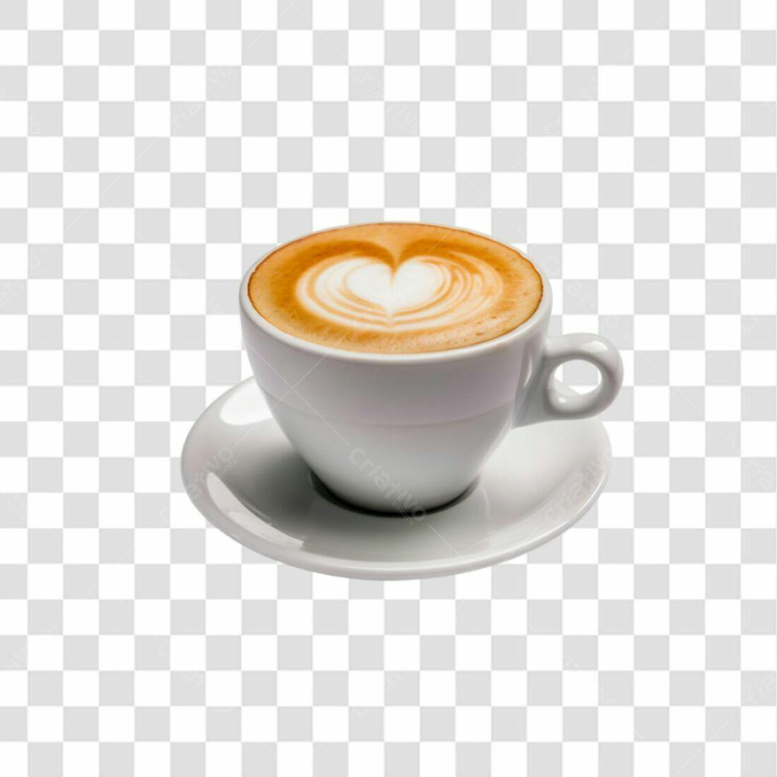 Icone Café Capuccino PNG com fundo transparente