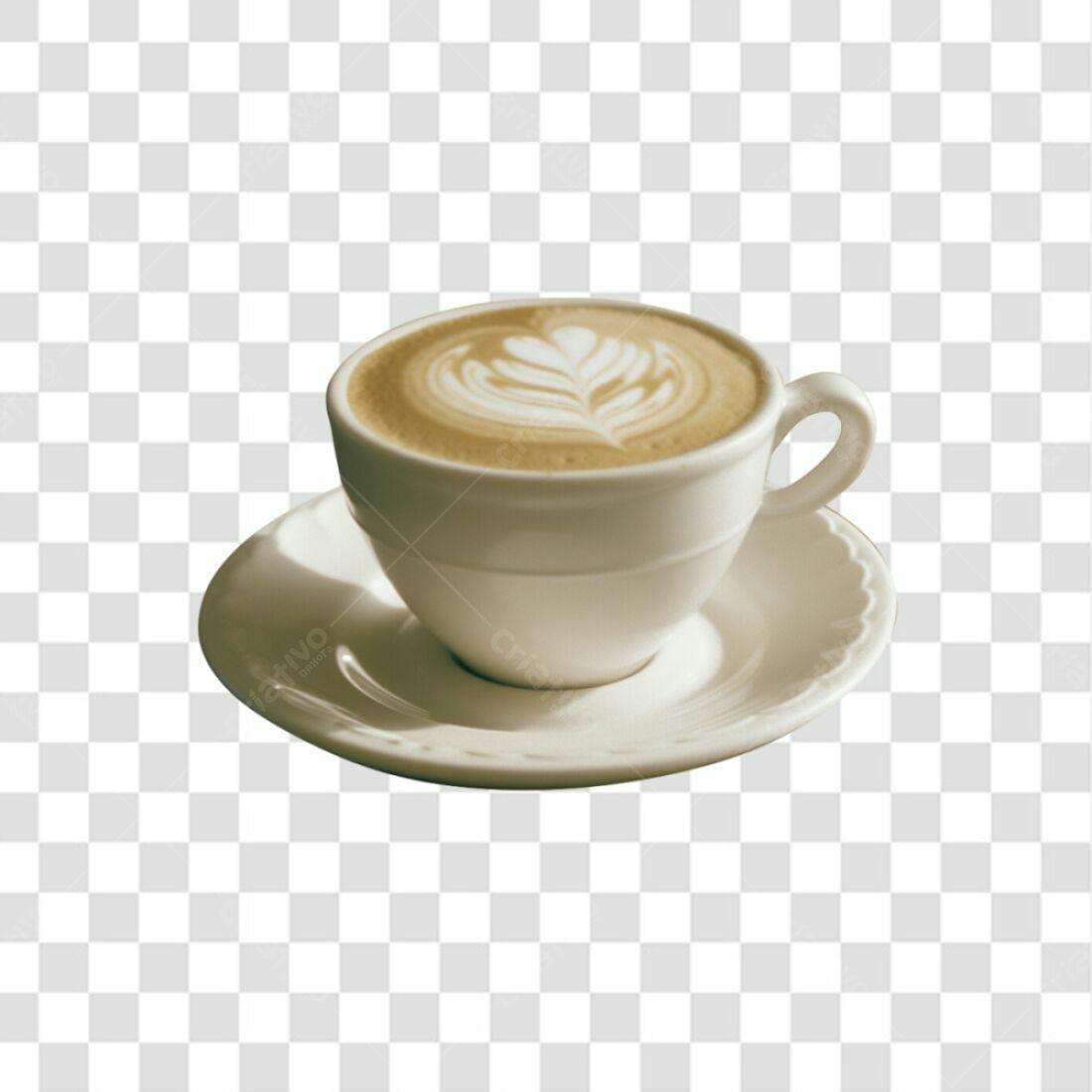 Icone Café Latte PNG com fundo transparente