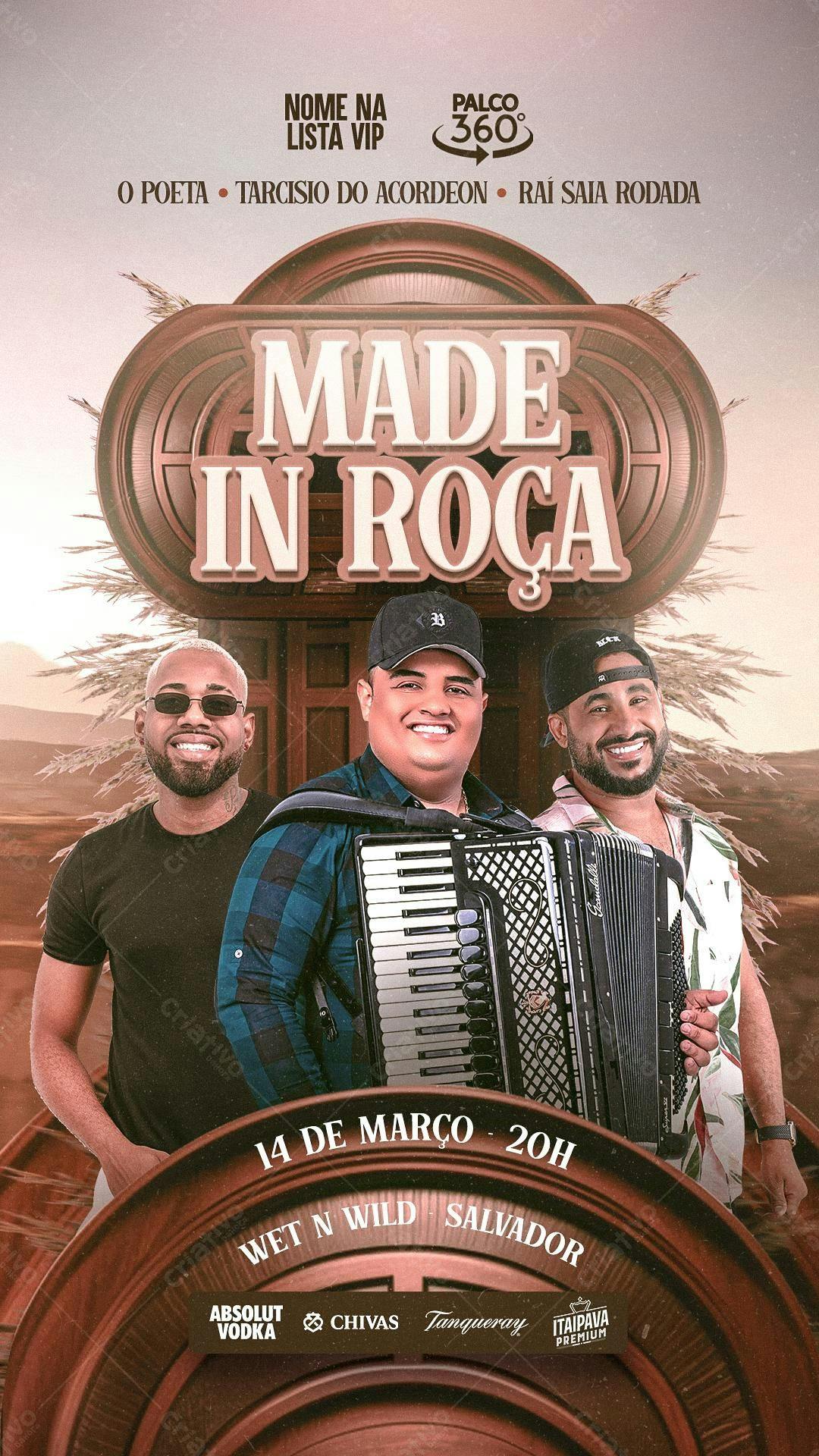 Flyer Made in Roca 3 PSD Editável