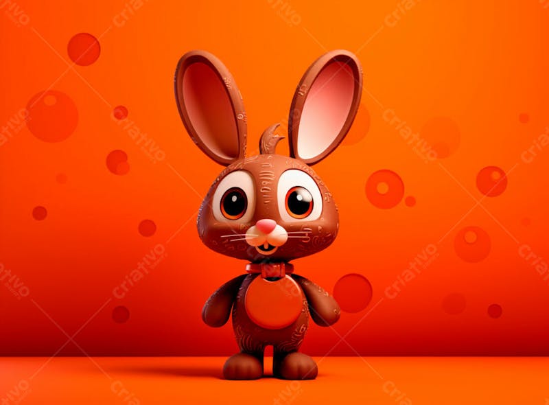 Imagem de um coelho de chocolate 3