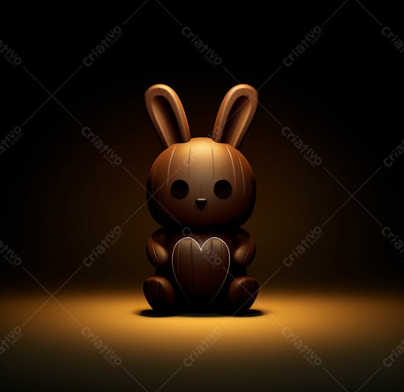 Imagem de um coelho de chocolate 6