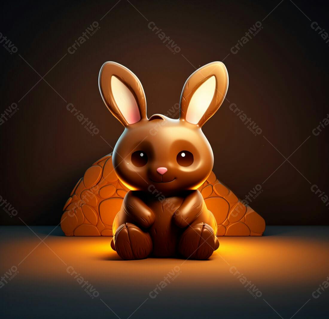 Coelho de chocolate Páscoa