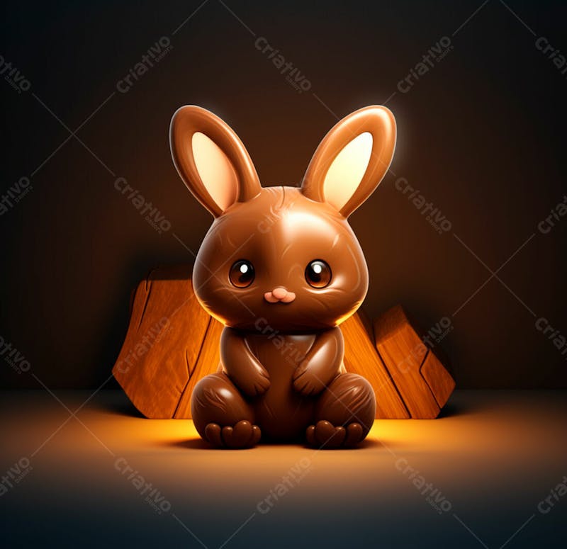 Imagem de um coelho de chocolate 21