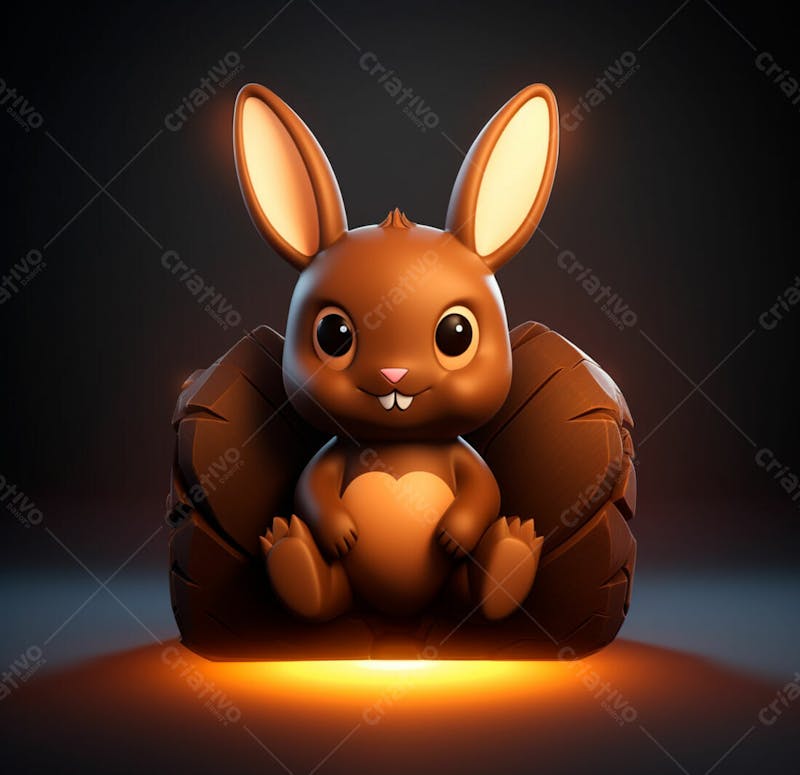 Imagem de um coelho de chocolate 27