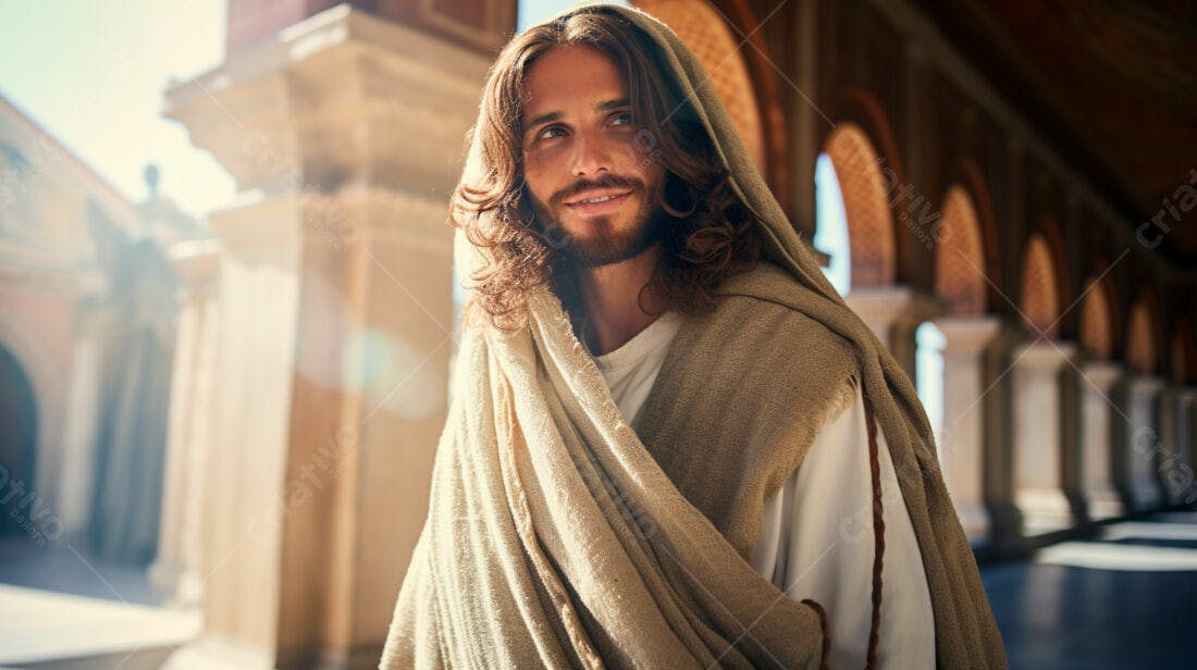 Jesus Cristo em Clareira Ensolarada