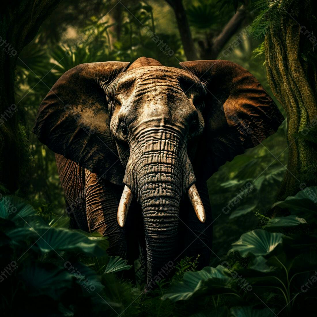 Elefante na Floresta Tropical