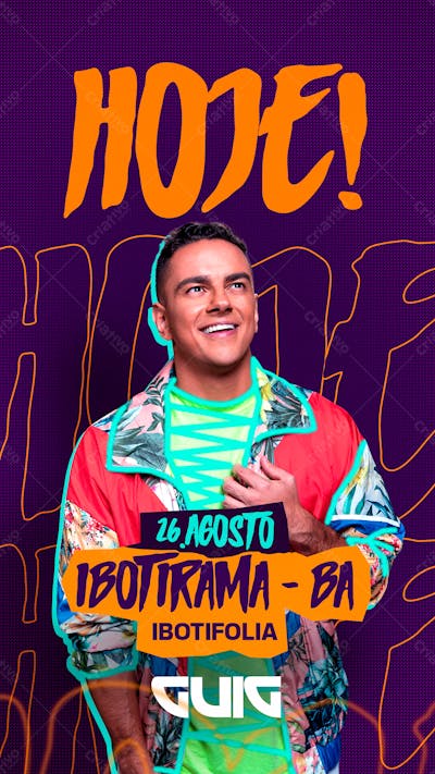 Story Flyer Hoje Guig Social Media 