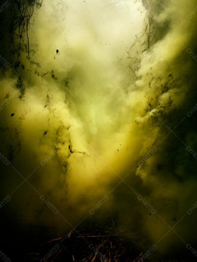 Imagem De Fundo De Densa Neblina E Fumaça Na Floresta 16