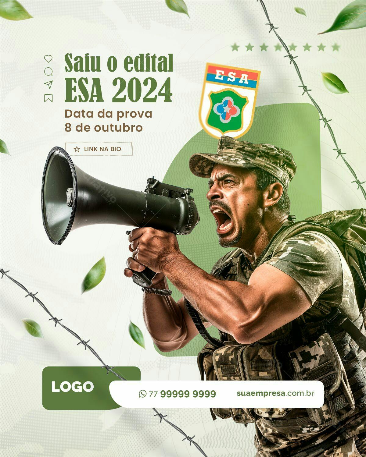 Flyer ESA 2024 PSD Editável