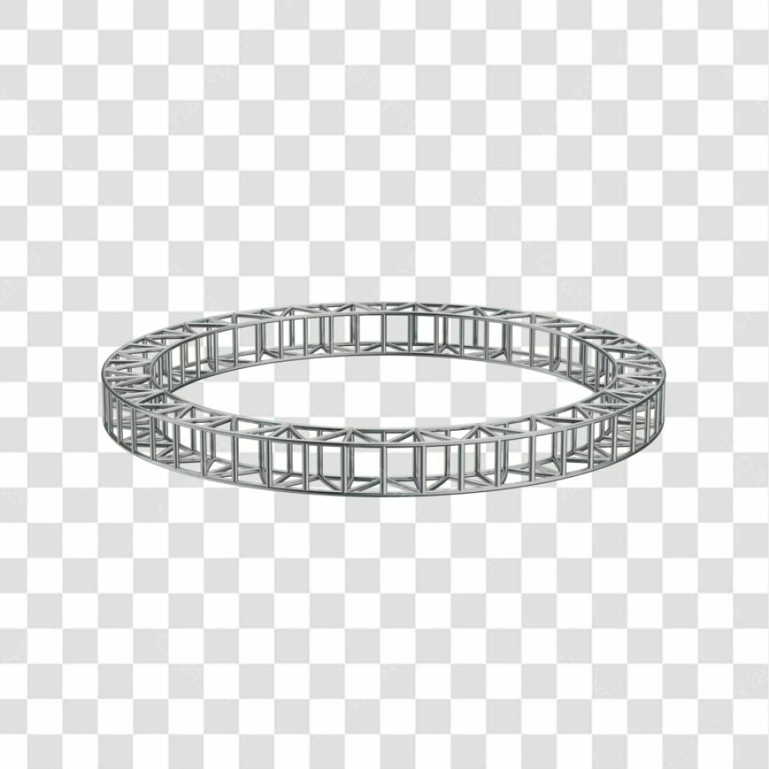 Icone Circular Metálico PNG com fundo transparente