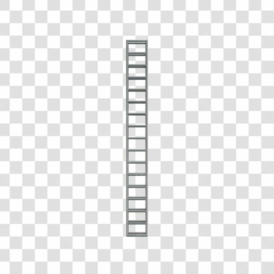 Icone Escada de Metal PNG com fundo transparente