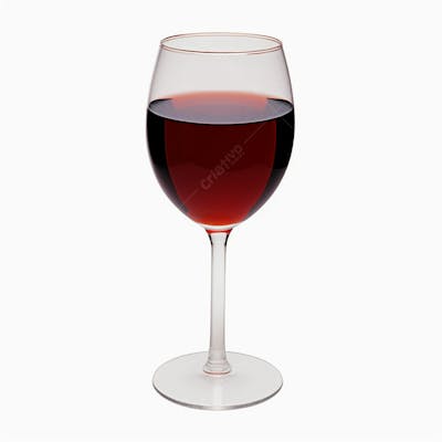 Taça De Vinho Em Fundo Branco Bebidas  (5)