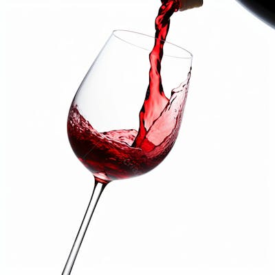 Taça De Vinho Em Fundo Branco Bebidas  (9)