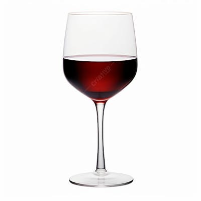 Taça De Vinho Em Fundo Branco Bebidas  (19)
