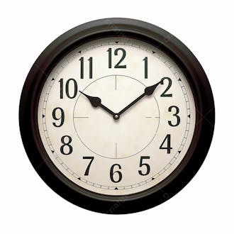 Relógio de parede moderno vintage em alta resolução