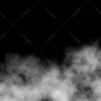 Névoa overlay sobre fundo preto fumaça