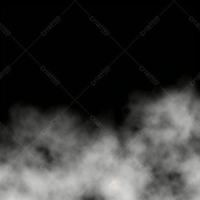 Névoa Overlay Sobre Fundo Preto fumaça