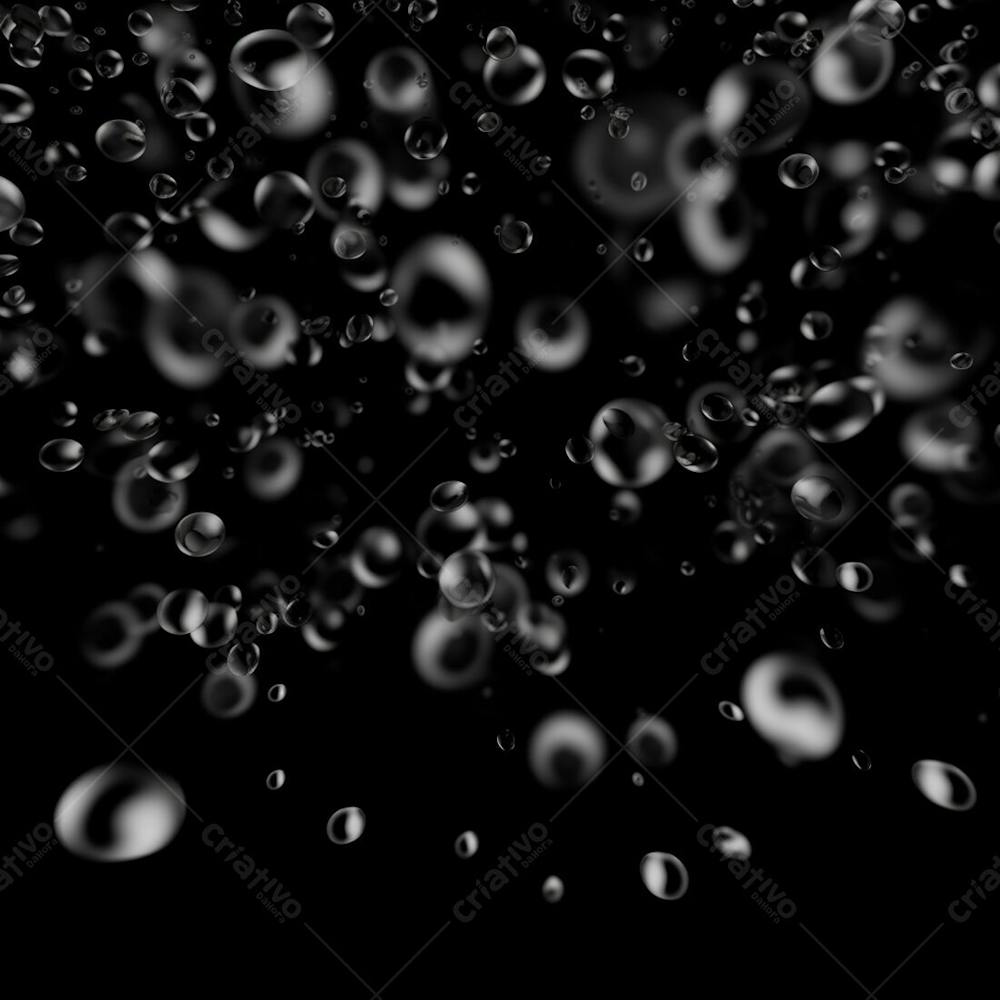 Overlay De Bolhas Sobre Fundo Preto Imagem Grátis (3)