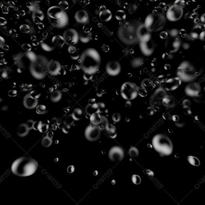 Overlay De Bolhas Sobre Fundo Preto Imagem Grátis (3)