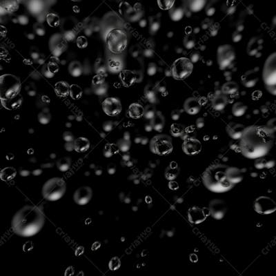 Overlay De Bolhas Sobre Fundo Preto Imagem Grátis (4)