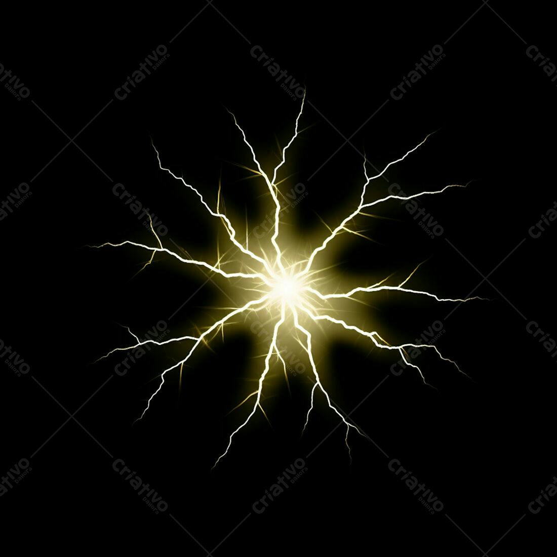 Textura Raios Amarelos para Efeito de Luz
