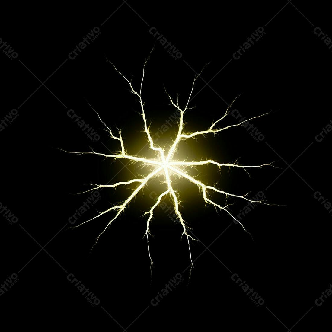 Textura Raio Amarelo para Efeito de Luz