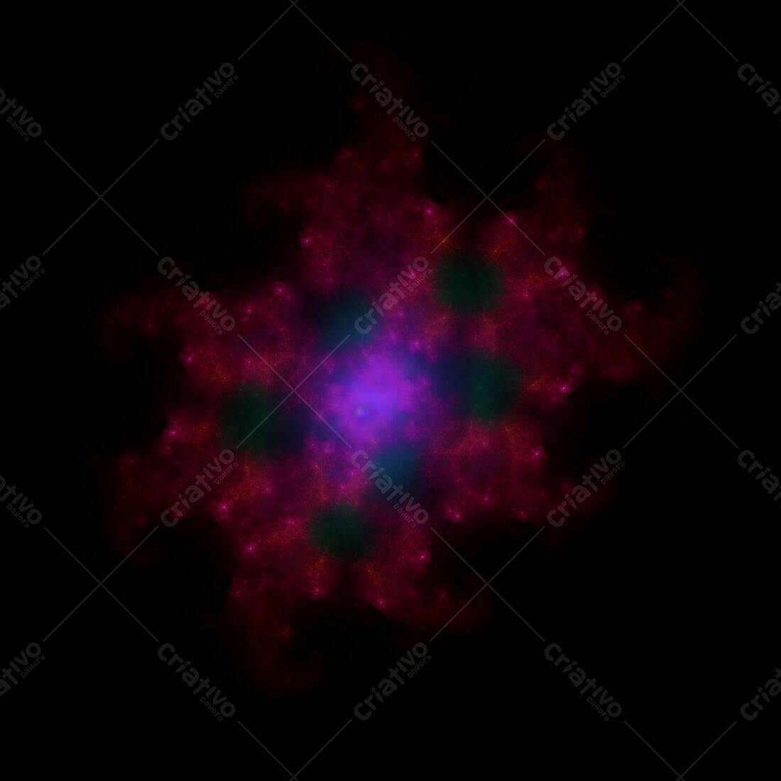 Textura Nebulosa Rosa e Roxa para Fundo