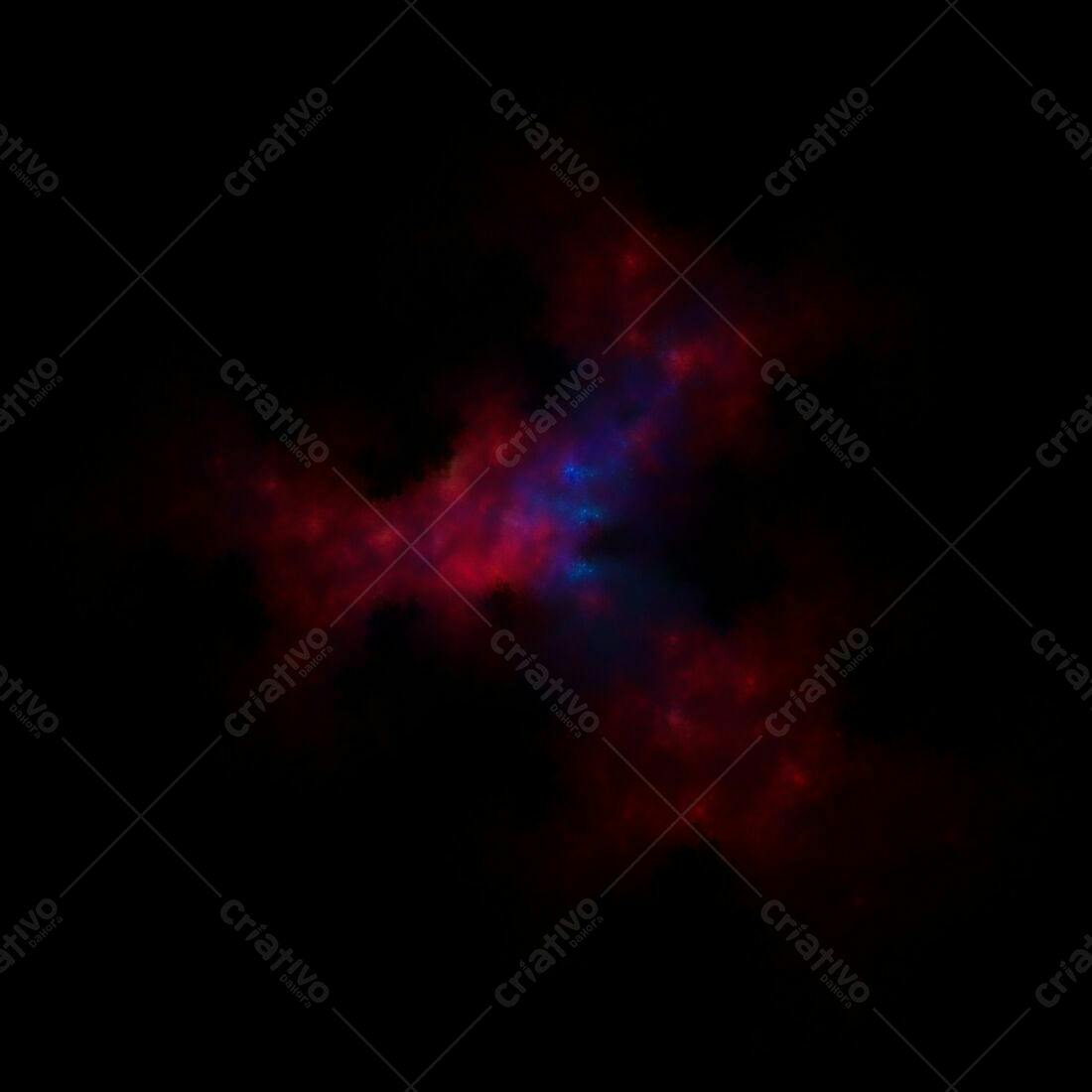 Textura Nébula Vermelha e Azul para Fundo