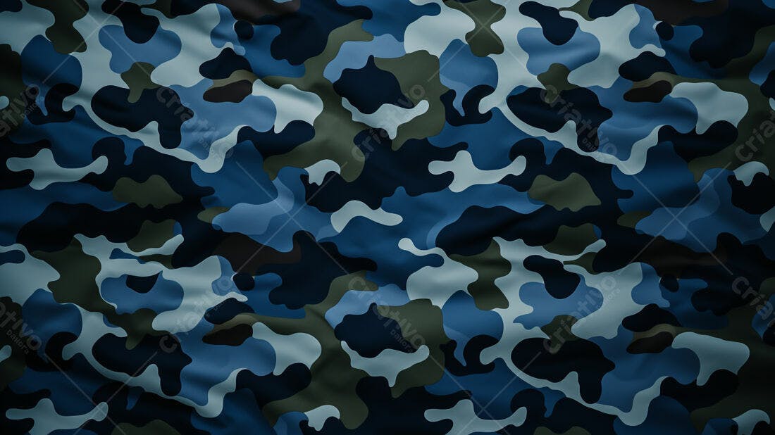 Textura camuflagem azul para fundo