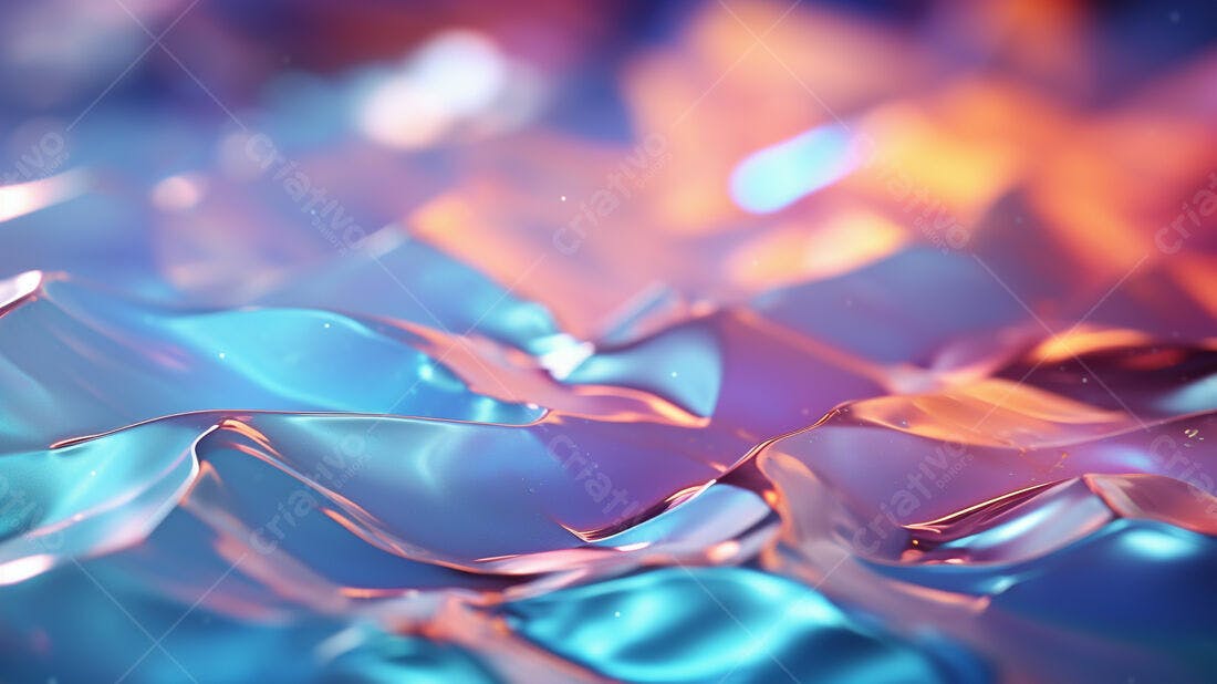 Textura Fluida Iridiscente para Fundo