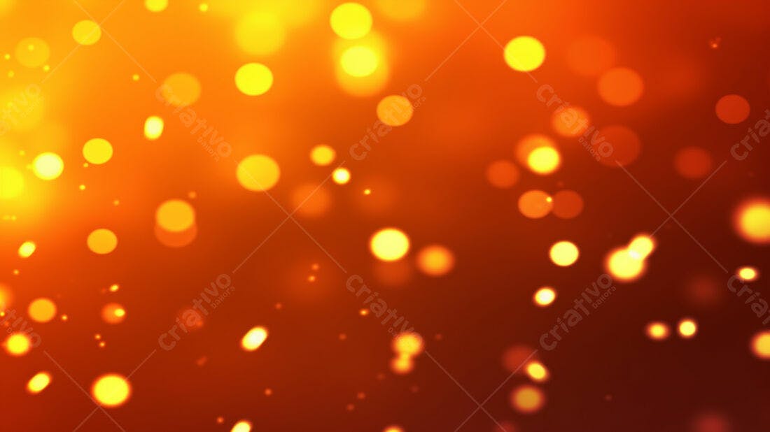 Textura Fundo Laranja com Luzes para Design