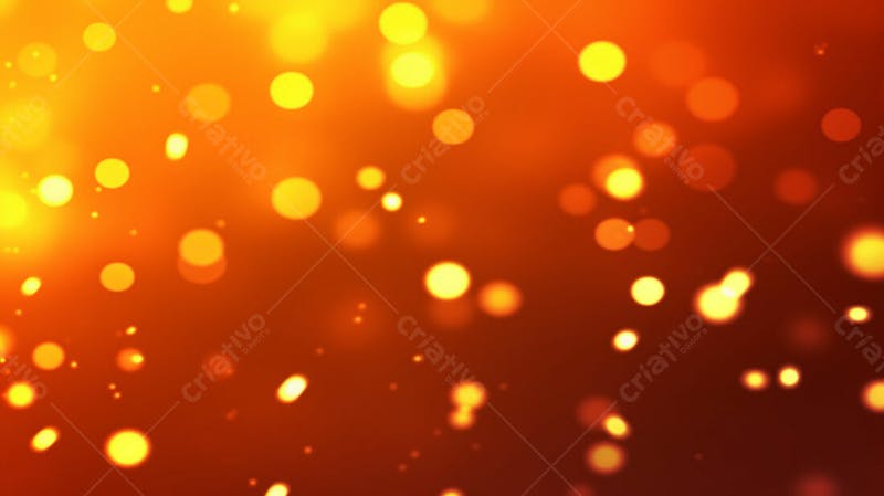 Bokeh dourado light overlay de luz