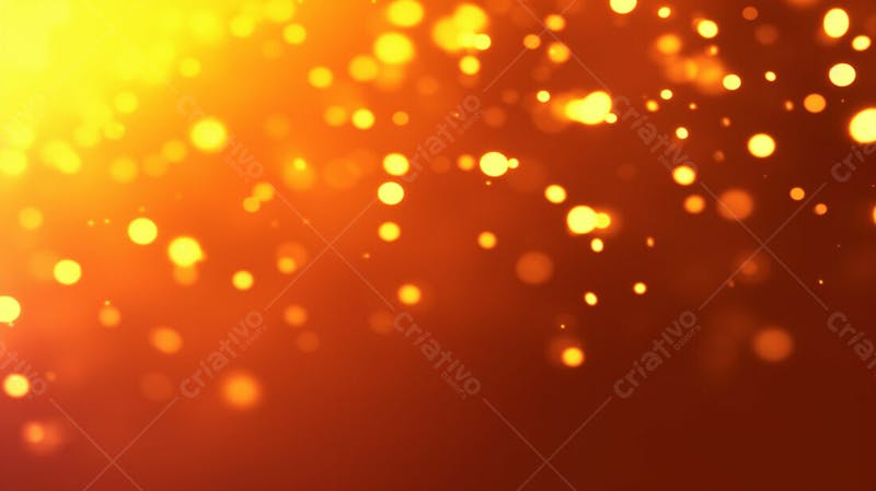 Bokeh dourado light overlay de luz
