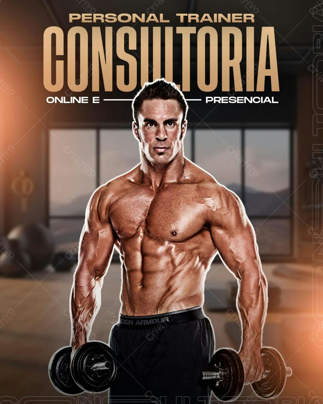 Flyer para Personal Trainer PSD Editável